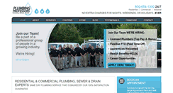 Desktop Screenshot of plumbingprofessors.com